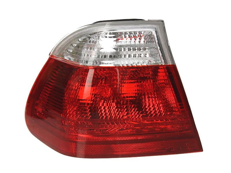 Фонарь задний левый BMW 3 e46 1998-2001 наружный Бело-красный (444-1906L-UE-CR)