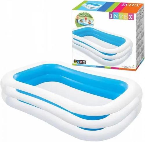 Басейн дитячий надувний Intex овальний сімейний (56483)