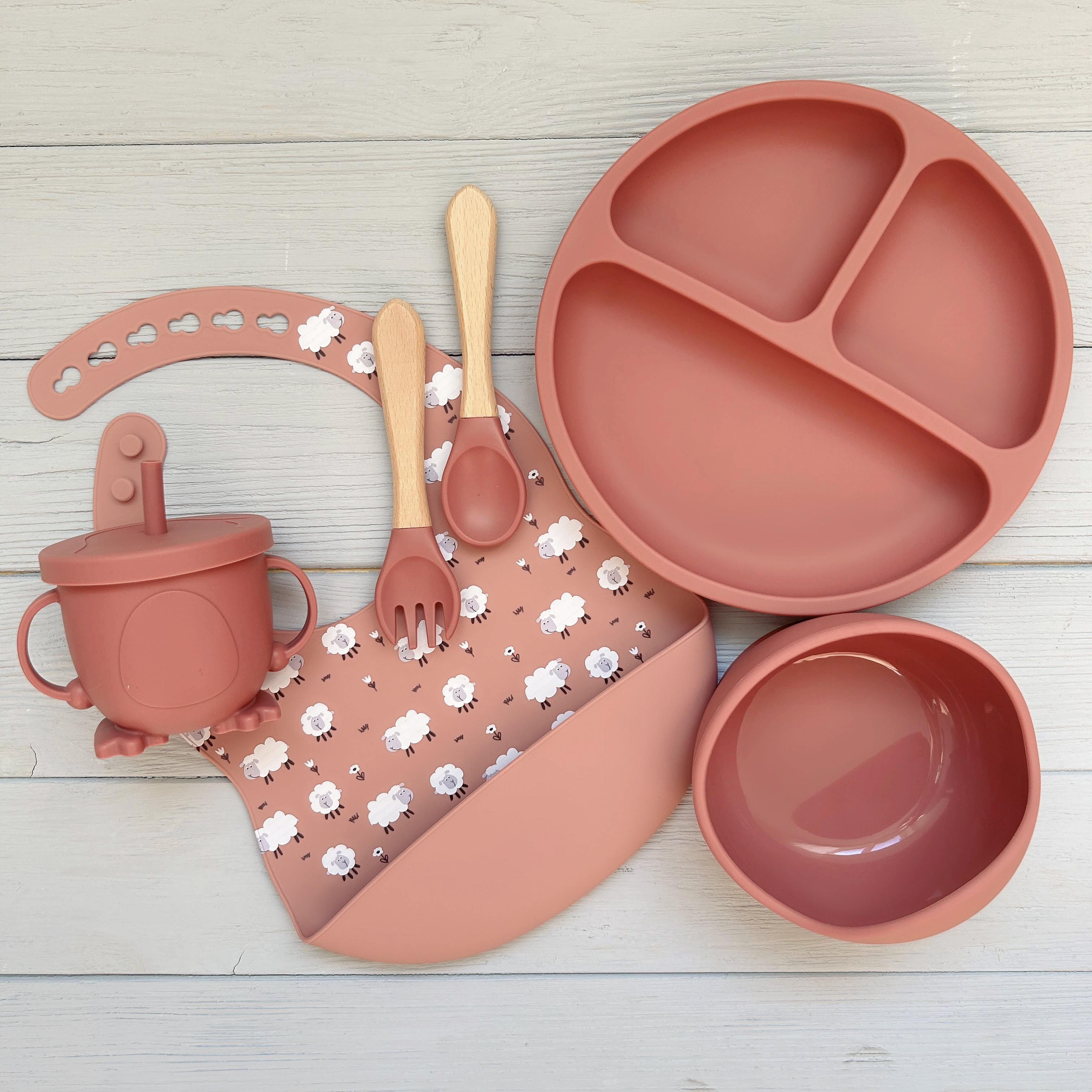 Дитячий посуд для годування RNSPH img_e4281 Темно-рожевий (65838)