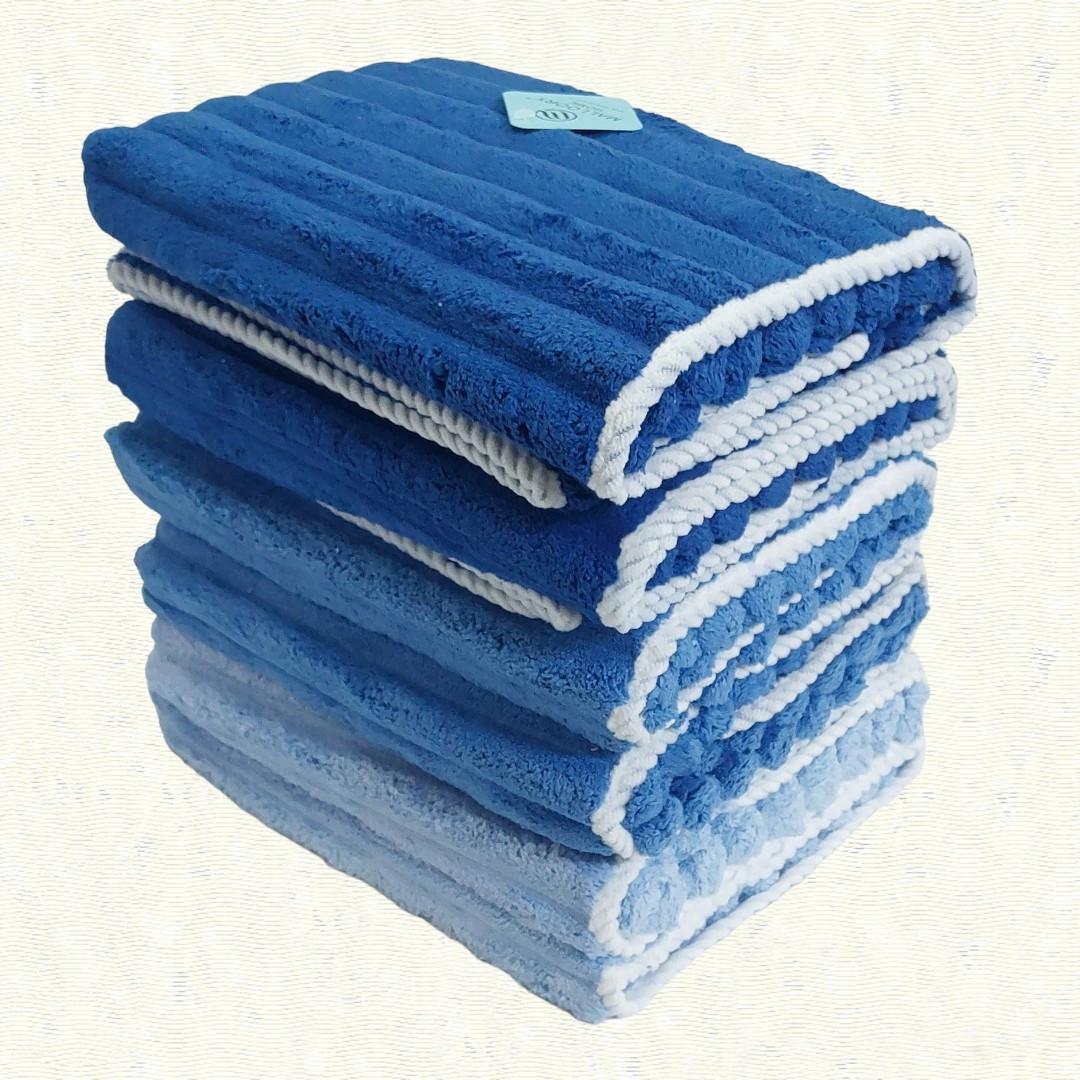 Набір рушників 01 мікрофібра 70х140 см 6 шт. (6875) - фото 1 Набір рушників 01 мікрофібра 70х140 см 6 шт. (6875) - фото 1