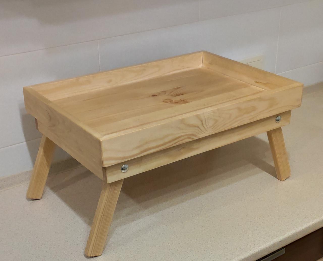 Столик-таця для сніданку в ліжко з дерева (2089249746) - фото 5