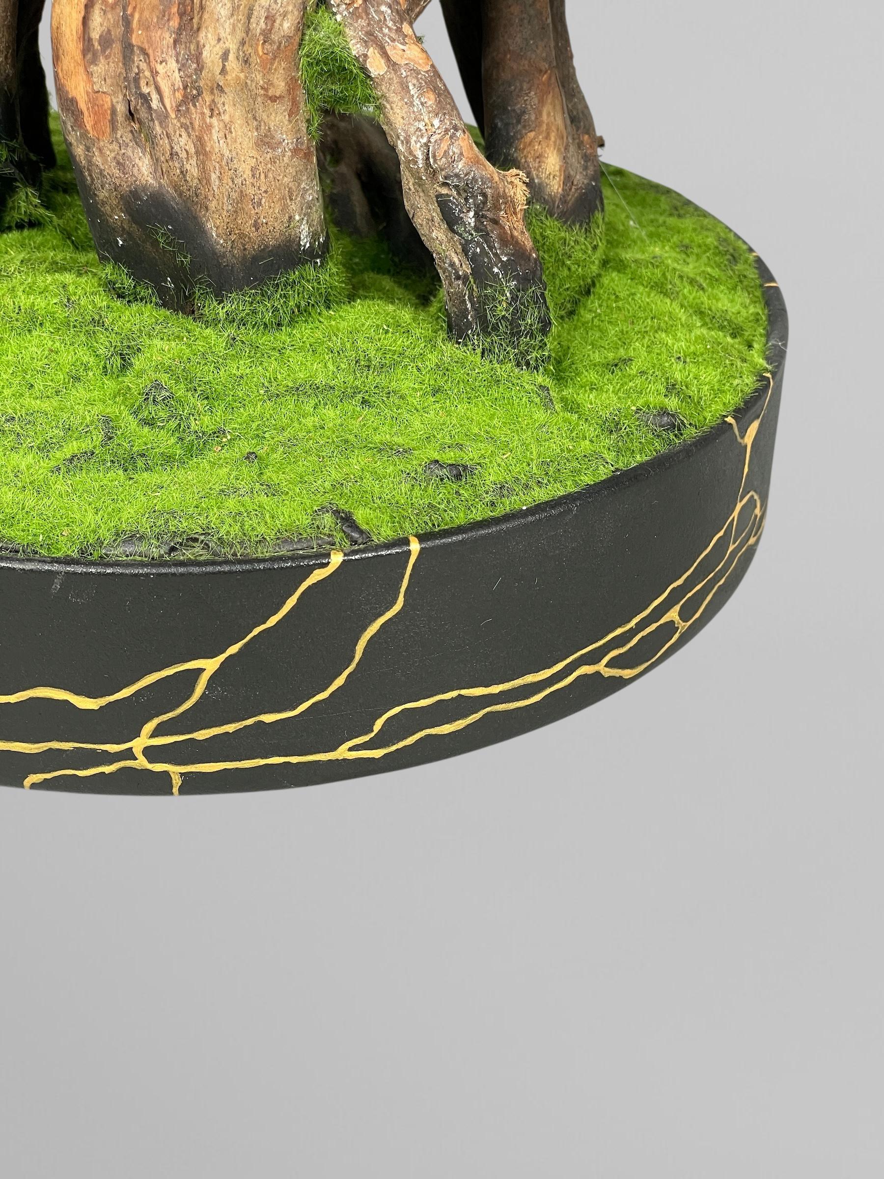 Бонсай комнатный искусственный 52 см Зеленый (Б015) - фото 6 Бонсай комнатный искусственный 52 см Зеленый (Б015) - фото 6