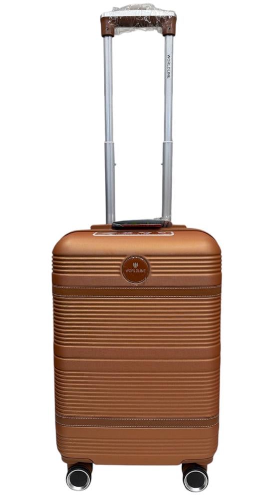 Валіза маленька ручна поклажа Worldline Airtex 629 ABS-пластик S Помаранчевий - фото 2 Валіза маленька ручна поклажа Worldline Airtex 629 ABS-пластик S Помаранчевий - фото 2