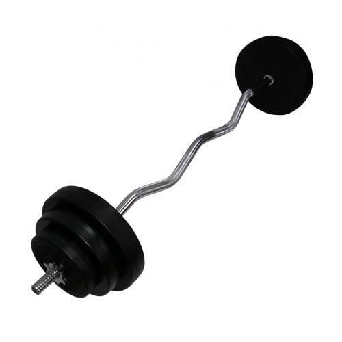 Штанга збірна композитна Newt Rock Pro у пластиковій оболонці 27 кг w-подібний гриф Штанга збірна композитна Newt Rock Pro у пластиковій оболонці 27 кг w-подібний гриф