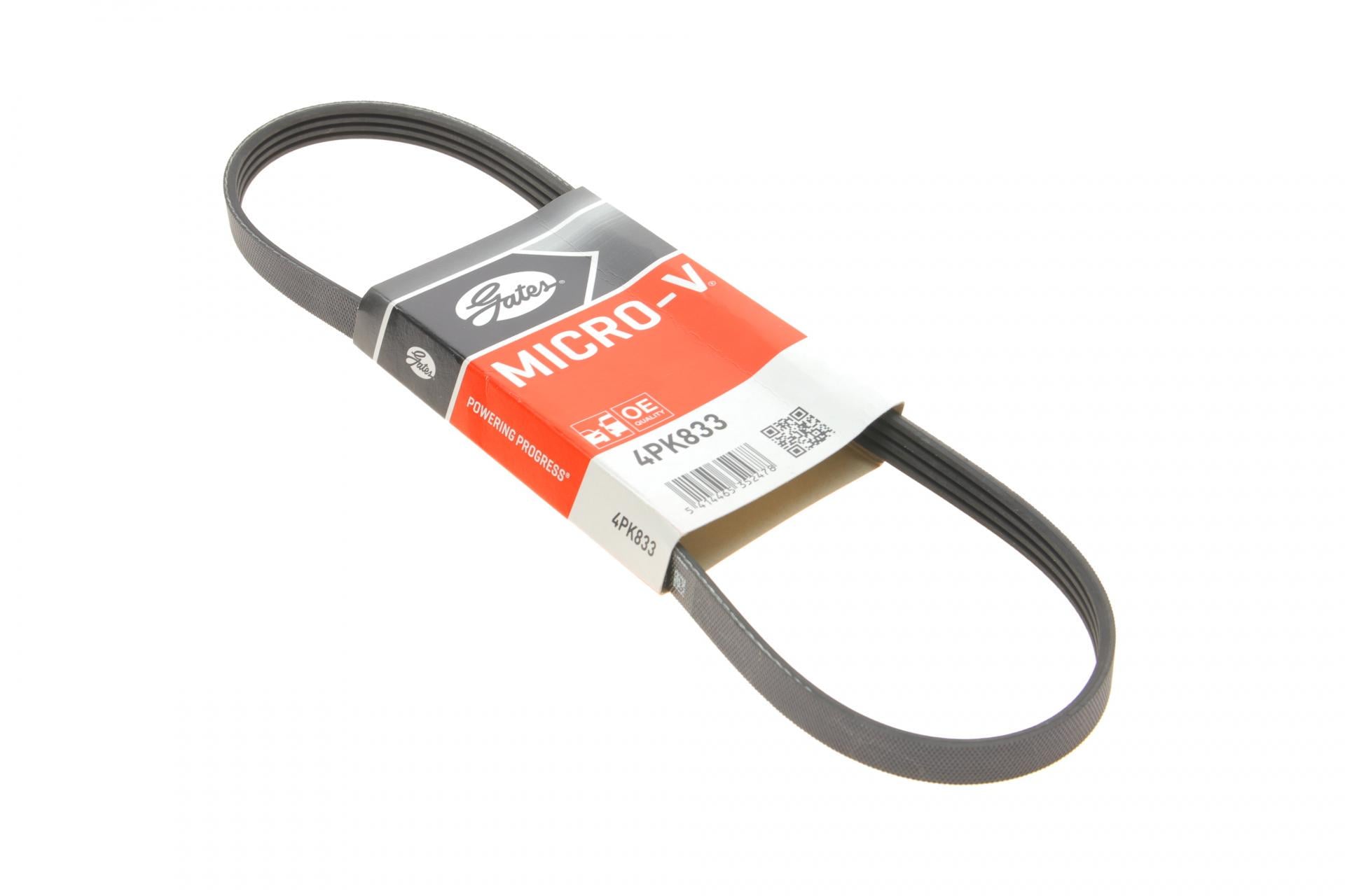 Ремень генератора GATES для Nissan Primera/Chevrolet Matiz 1.0-2.0 91- (4PK833)