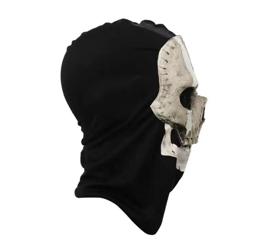 Маска-балаклава військова з черепом Ghost з гри Call of Duty Чорний (MK001005) - фото 3 Маска-балаклава військова з черепом Ghost з гри Call of Duty Чорний (MK001005) - фото 3