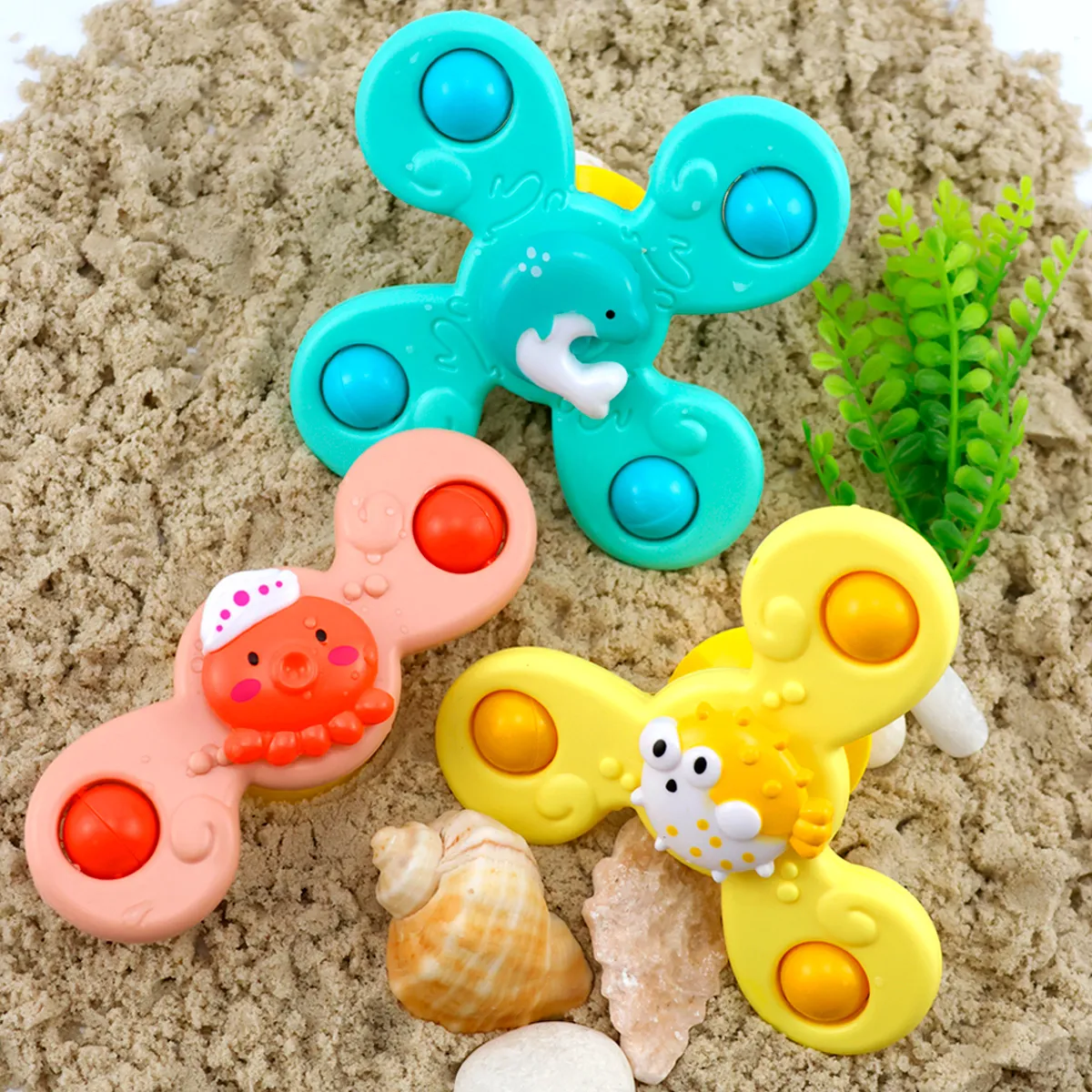 Дитячий розвиваючий набір брязкальця Fun Game 249 спінер на присосці Підводні мешканці (2468193303) - фото 11 Дитячий розвиваючий набір брязкальця Fun Game 249 спінер на присосці Підводні мешканці (2468193303) - фото 11