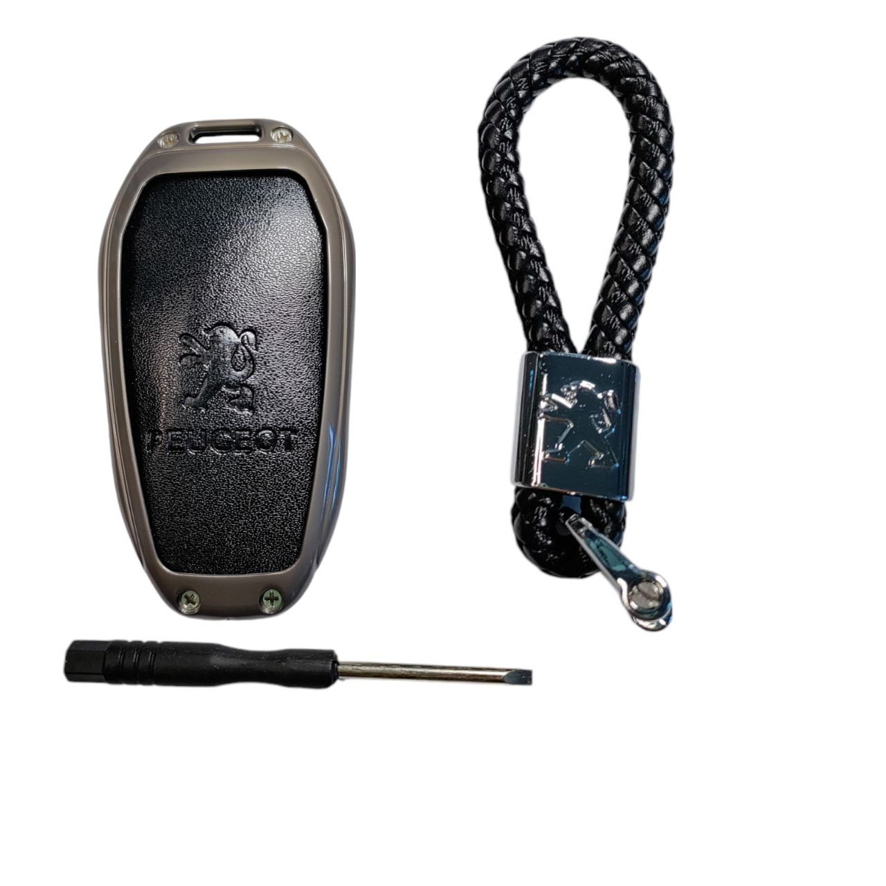 Чехол для ключа Peugeot металлический (2327917220)