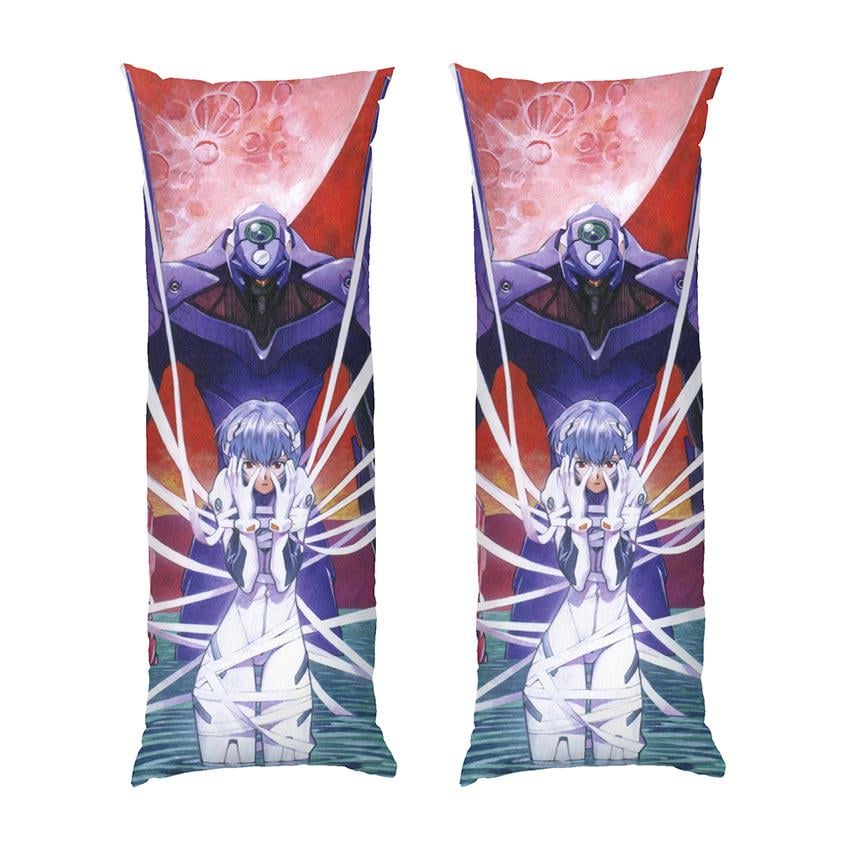Подушка дакимакура Ayanami Rei on the red background Evangelion габардин 140х45 см (113252-2)