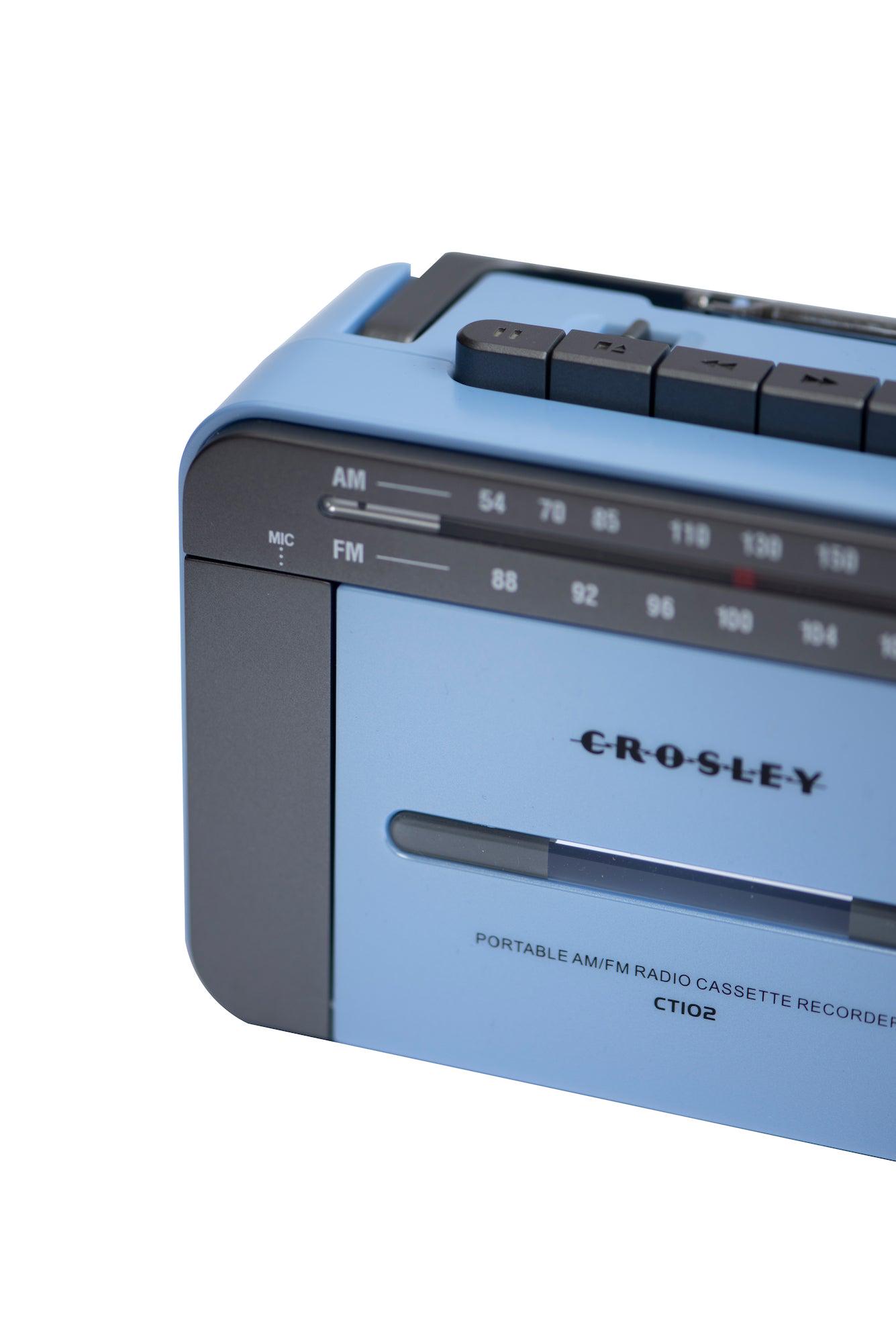 Кассетный плеер Crosley CT102A-BG4 Blue/Grey - фото 3