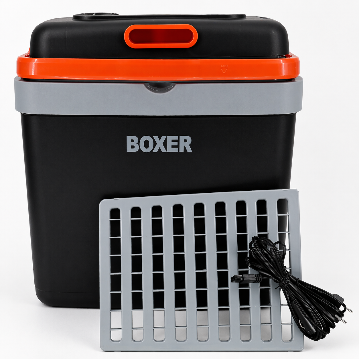 Автохолодильник BOXER BX-3414 40 л 12V/220V термоэлектрический от прикуривателя с ручкой с колесами Черный