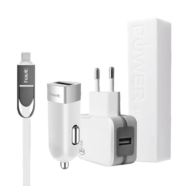Зарядные устройства HAVIT HV-ST801 с повербанком 2200 mAh (27499)