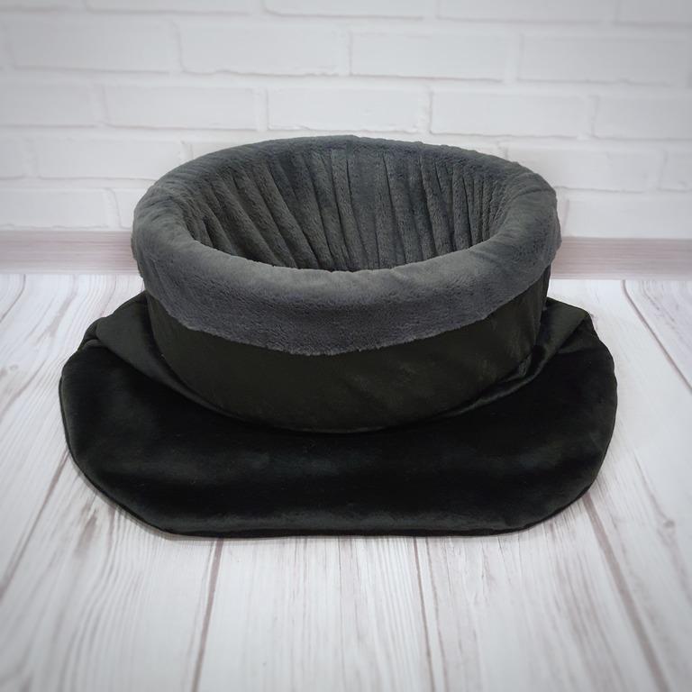 Лежанка-муфта для собак Snuggle Black Amore mio Cane до 4 кг М 45х55 см (S-0001) - фото 2 Лежанка-муфта для собак Snuggle Black Amore mio Cane до 4 кг М 45х55 см (S-0001) - фото 2