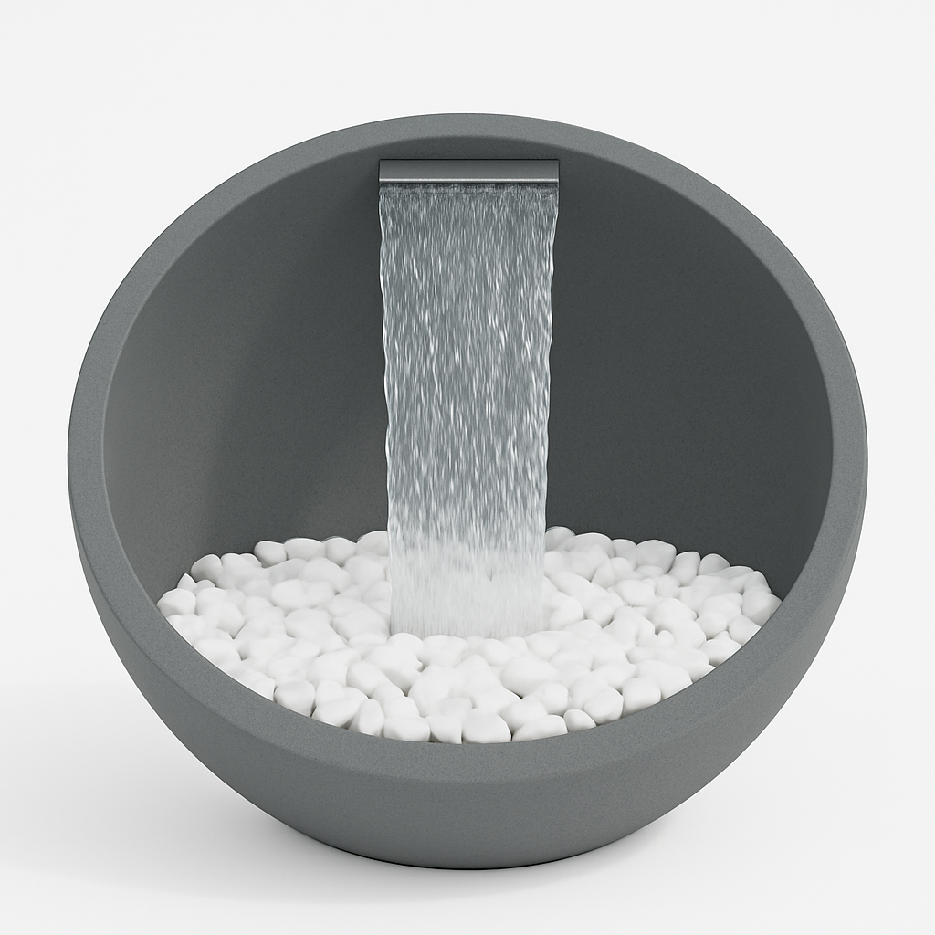 Фонтан бетонный садовый Velamo для сада/террасы/двора 900x780 мм (26216181)