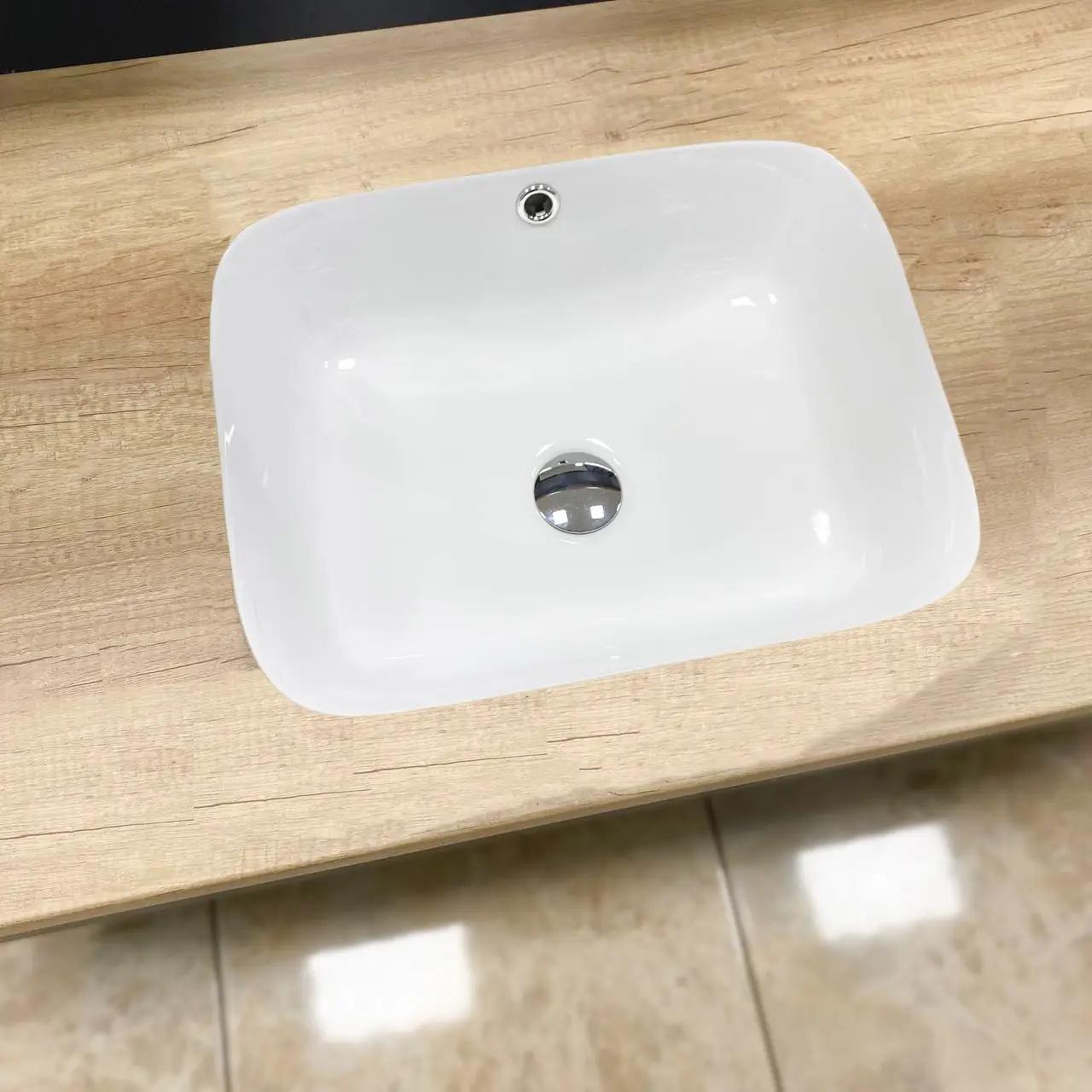 Раковина врізна VBI Modika прямокутна 400x490 мм Білий (RM-VBI-018027)