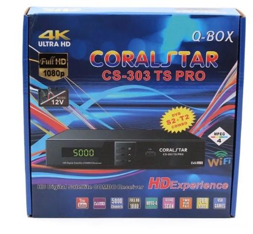 Тюнер спутниковый с Т2 Combo Cs 303 Ts Pro Hd Satellite /T2 12V/220V (03072021_67) - фото 2