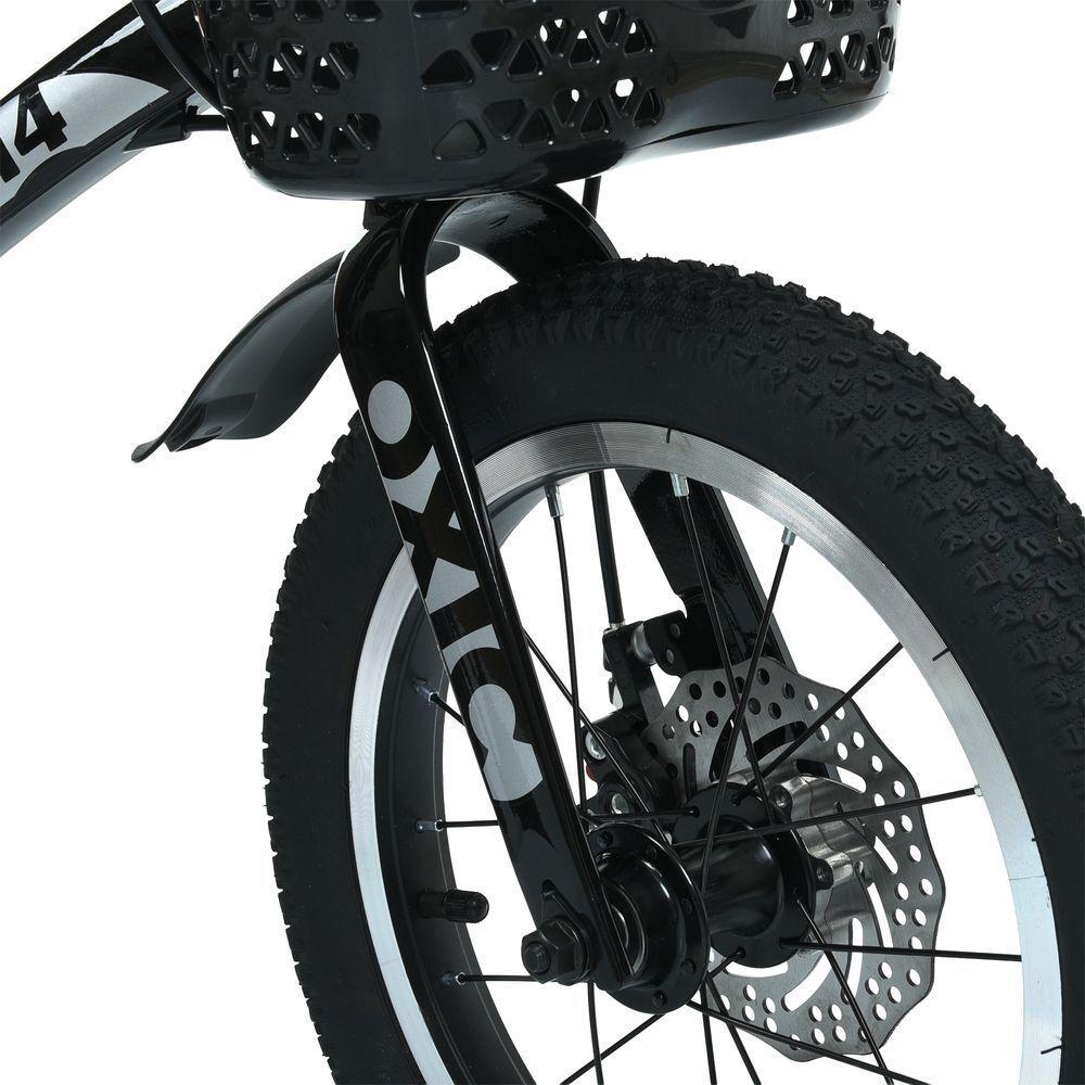 Дитячий велосипед PROF1 Oxic 14" магнієвий з кошиком Чорний - фото 5 Дитячий велосипед PROF1 Oxic 14" магнієвий з кошиком Чорний - фото 5