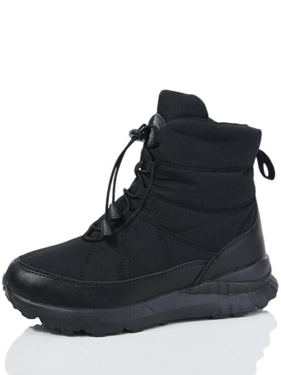 Дутики з натуральної овчиною Sayota BN857-1 р. 36 Чорний - фото 2 Дутики з натуральної овчиною Sayota BN857-1 р. 36 Чорний - фото 2