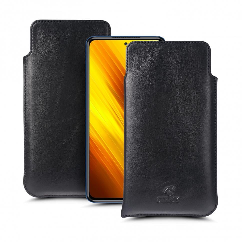 Футляр Stenk Elegance для Xiaomi Poco X3 Черный (67972)