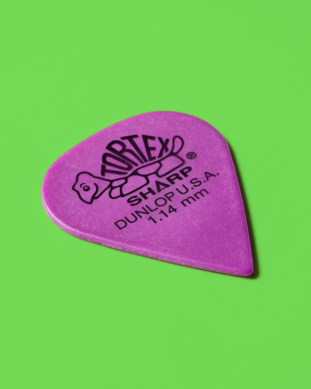 Медиатор Dunlop 412P1.14 Tortex Sharp 1,14 мм 12 шт. (122929) - фото 6