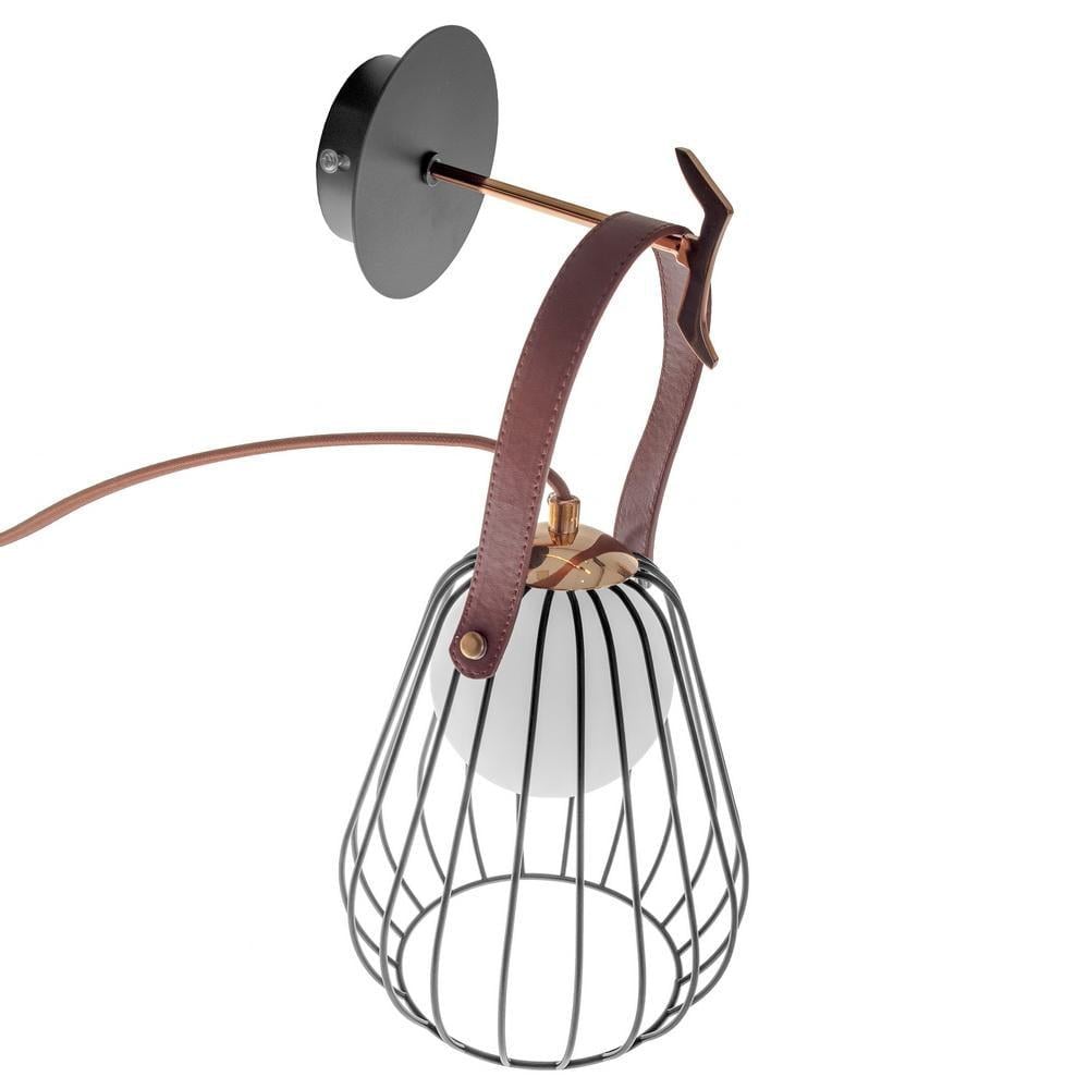 Бра настенное накладное Brille BL-529W/1 G9 BK в спальню лофт