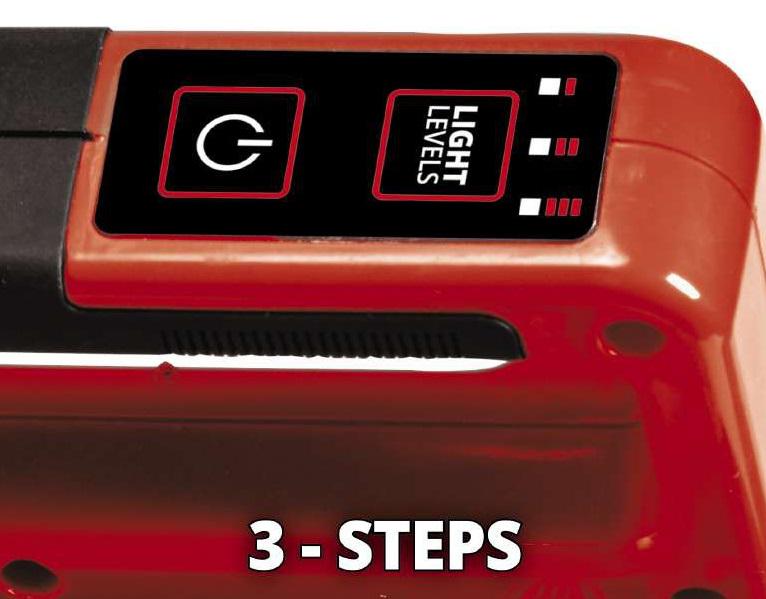 Фонарь кемпинговый Einhell TE-CL 18/2000 LiAC Красный/Черный (28100656) - фото 4 Фонарь кемпинговый Einhell TE-CL 18/2000 LiAC Красный/Черный (28100656) - фото 4