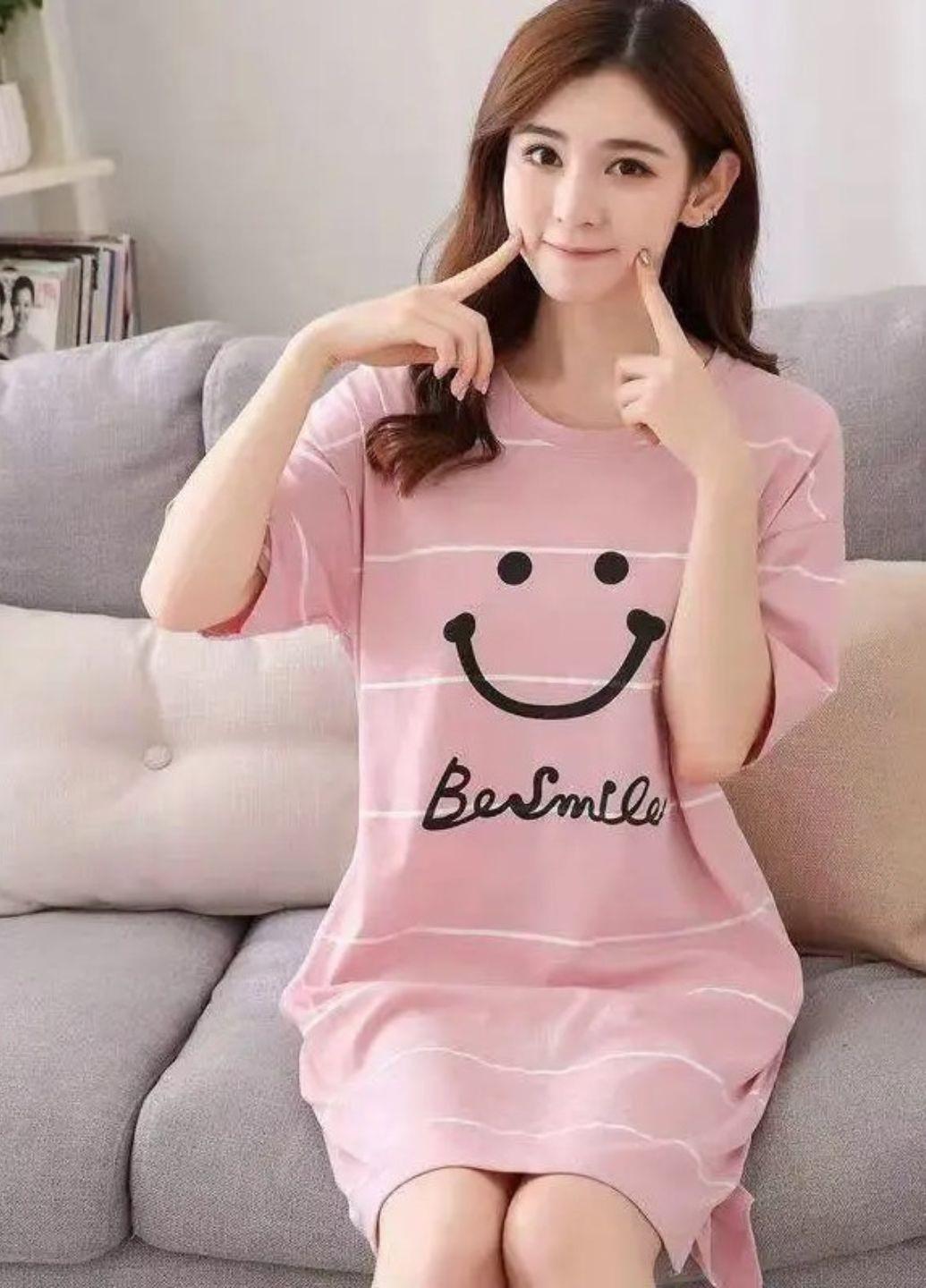 Рубашка женская ночная Смайлик 423-44 M 1 шт.