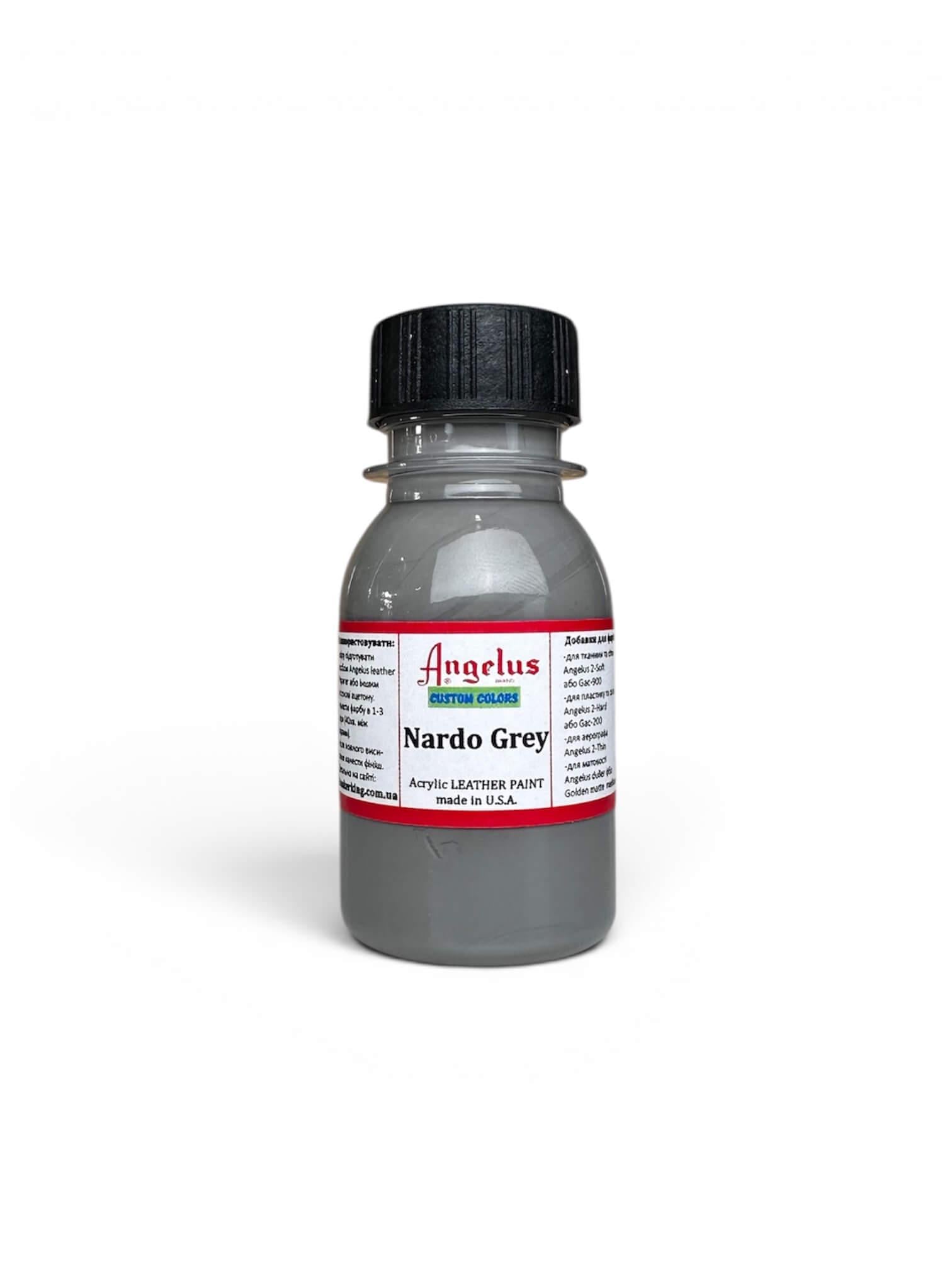 Краска укрыловаяарба для кожи Angelus Nardo Grey 50 мл (34175068)