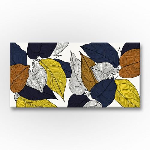 Картина Листья 30x60 см (K0046)
