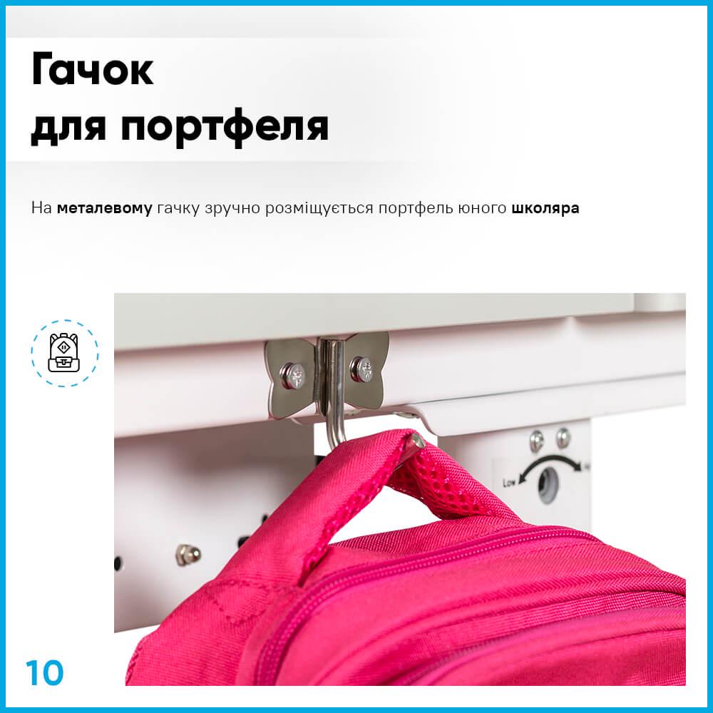 Детская школьная парта со стулом Evo-Kids BD-21 BL Голубой - фото 10