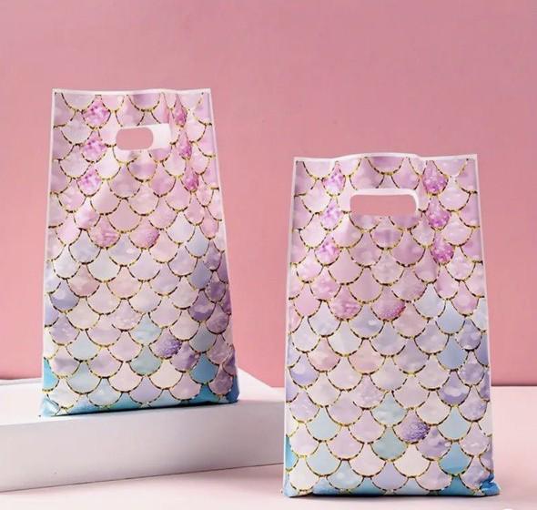 Подарочные пакеты детские для вкусностей полиэтиленовые 25х16,5 см 10 шт. Розовый/Голубой Подарочные пакеты детские для вкусностей полиэтиленовые 25х16,5 см 10 шт. Розовый/Голубой