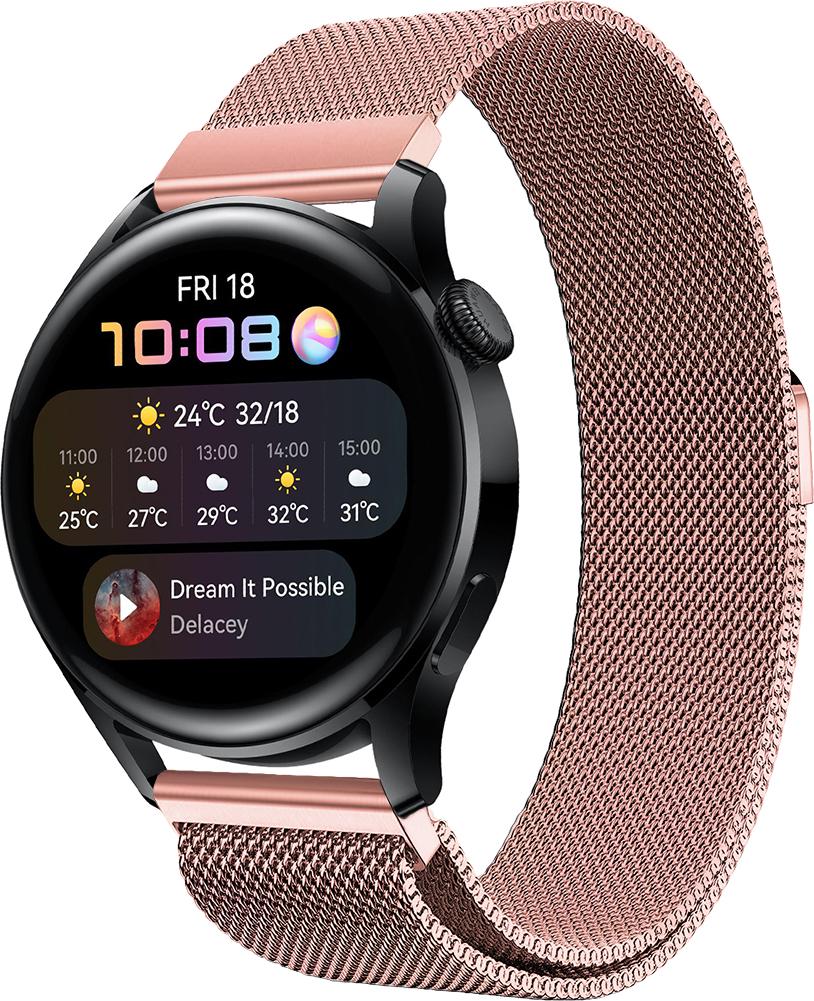 Ремешок Миланская Петля Milano Huawei Watch 3 22 мм Pink (27073)