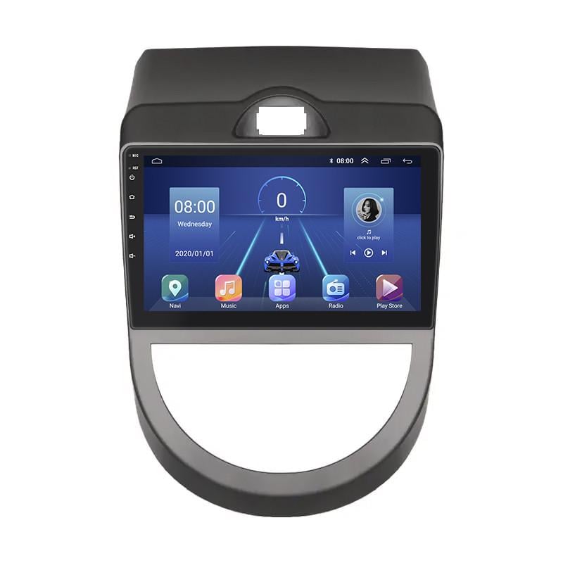 Магнитола штатная Lesko для Kia Soul I 2008-2011 экран 9" 2/32Gb 4G Wi-Fi GPS Top соул