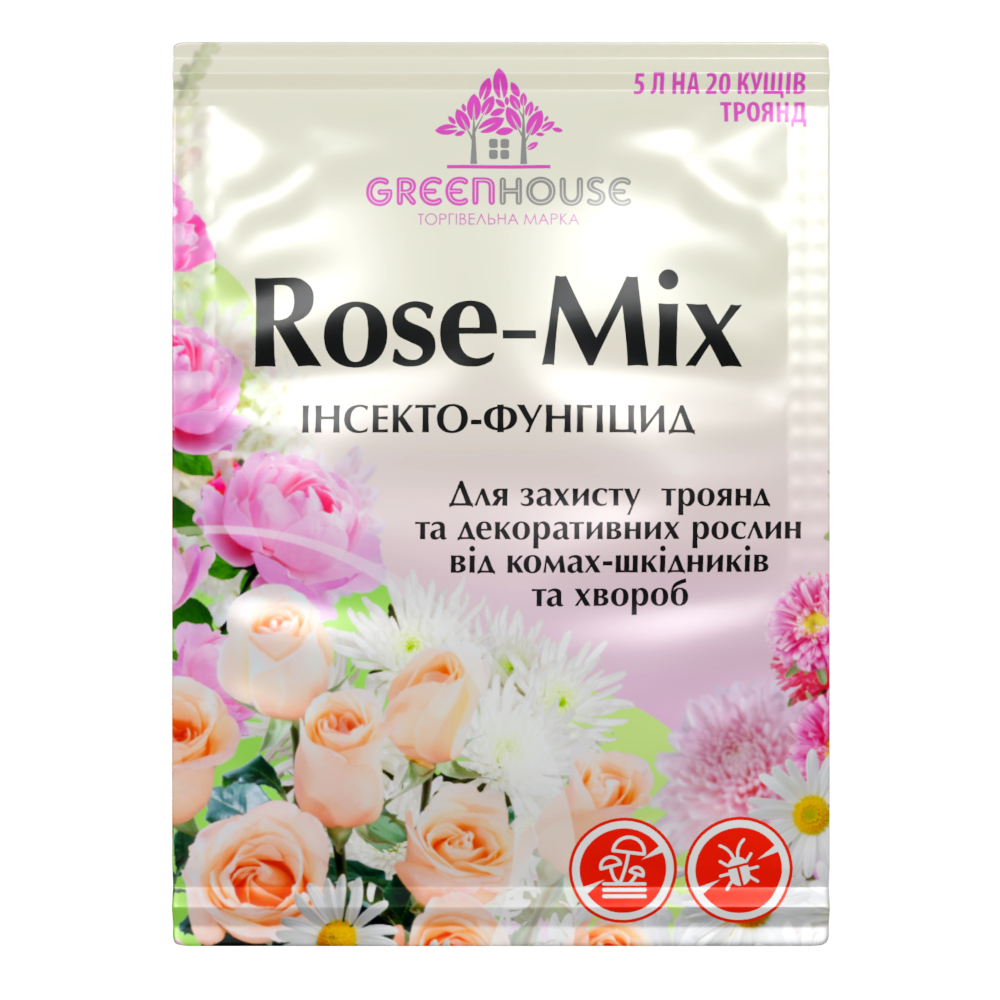Інсектицид Імекс Агро ROSE-MIX для захисту троянд та декоративних культур від шкідників та хвороб 10 г (25552169)