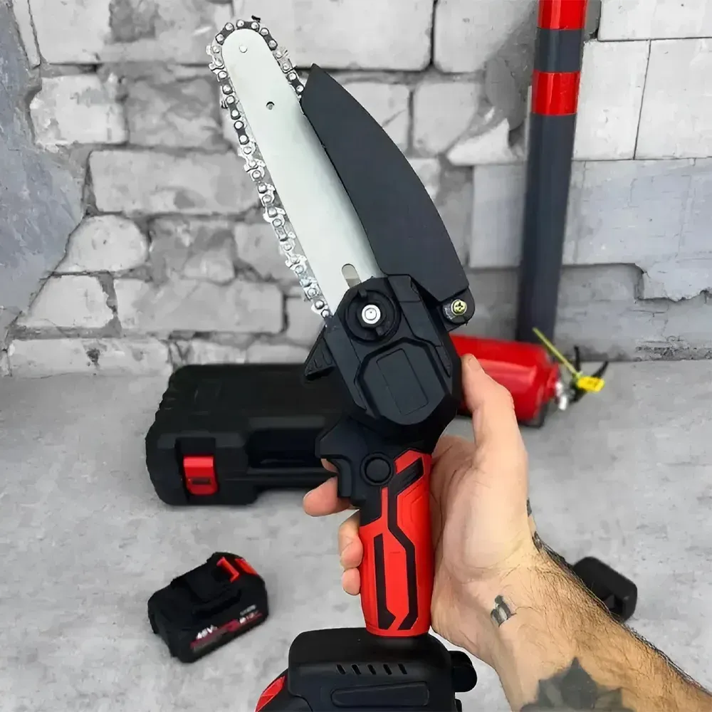 Ланцюгова пила акумуляторна з двома акумуляторами в валізі 6" - фото 9