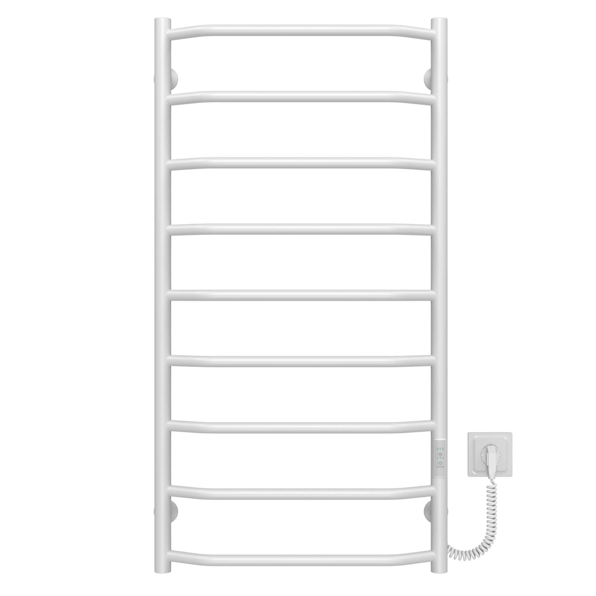 Полотенцесушитель электрический Deffi Трапеция П9 WD03 правое подключение нержавеющая сталь 500x1000 мм Белый (C.TR.100.50.9.EWR3)