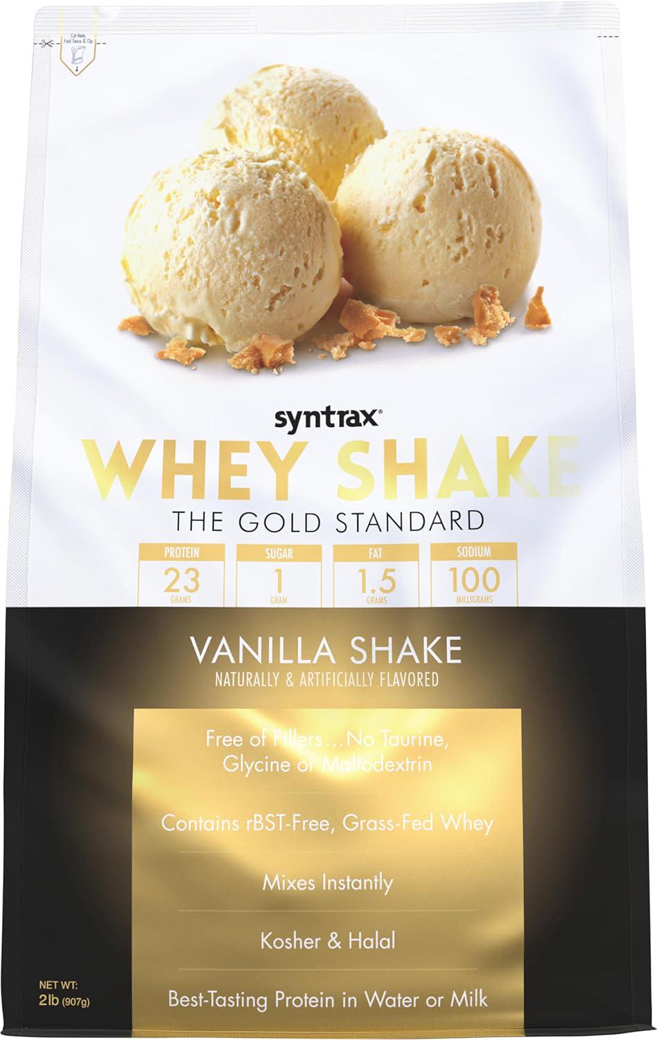 Протеин Syntrax Whey Shake Protein Vanilla 907 г