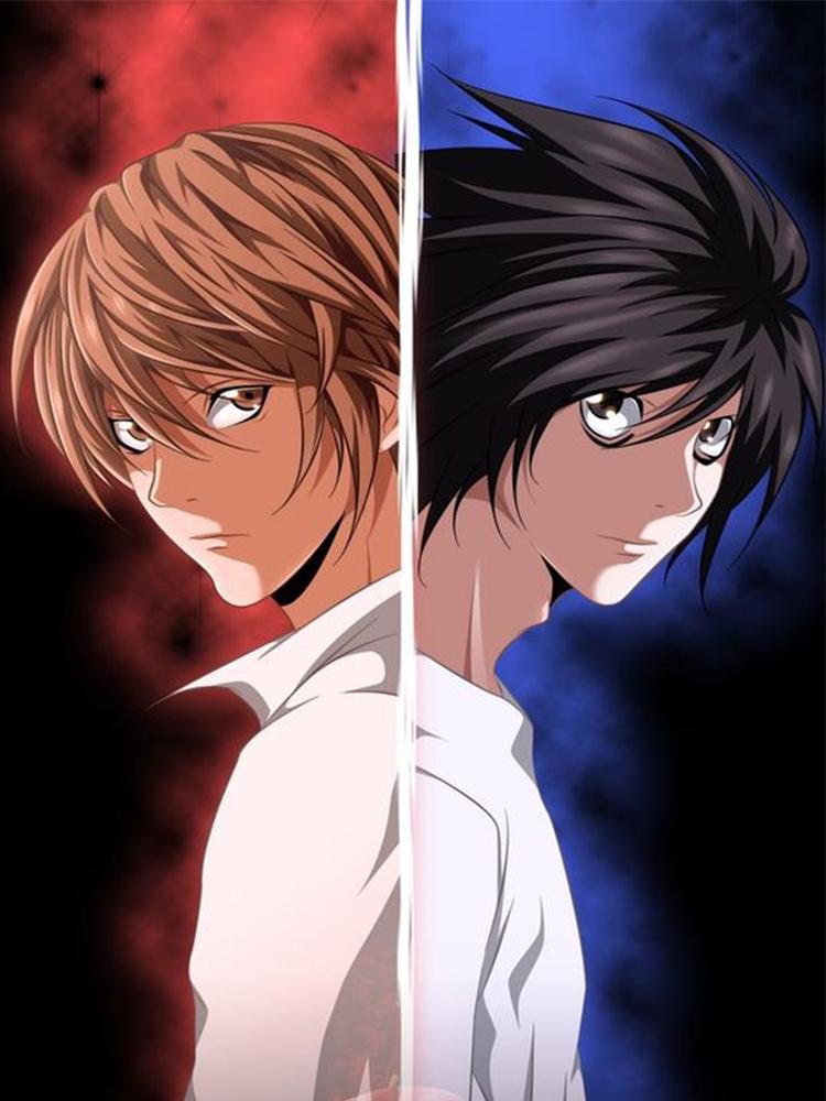 Алмазная мозаика SHLab Аниме Death Note Ягами Лайт и Эл SH-32707 30x40 см (32707)