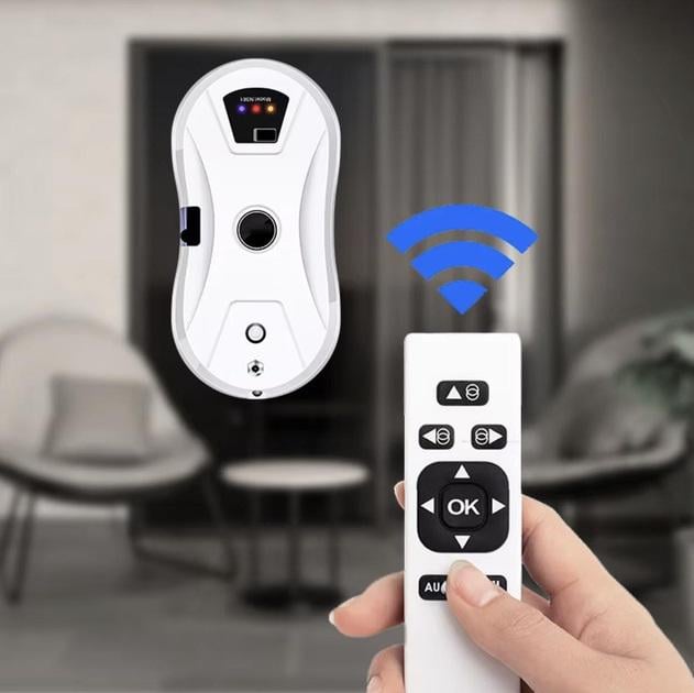 Робот для мойки окон с автоматическим распылением воды пульт ДУ Белый (25336320) - фото 3 Робот для мойки окон с автоматическим распылением воды пульт ДУ Белый (25336320) - фото 3