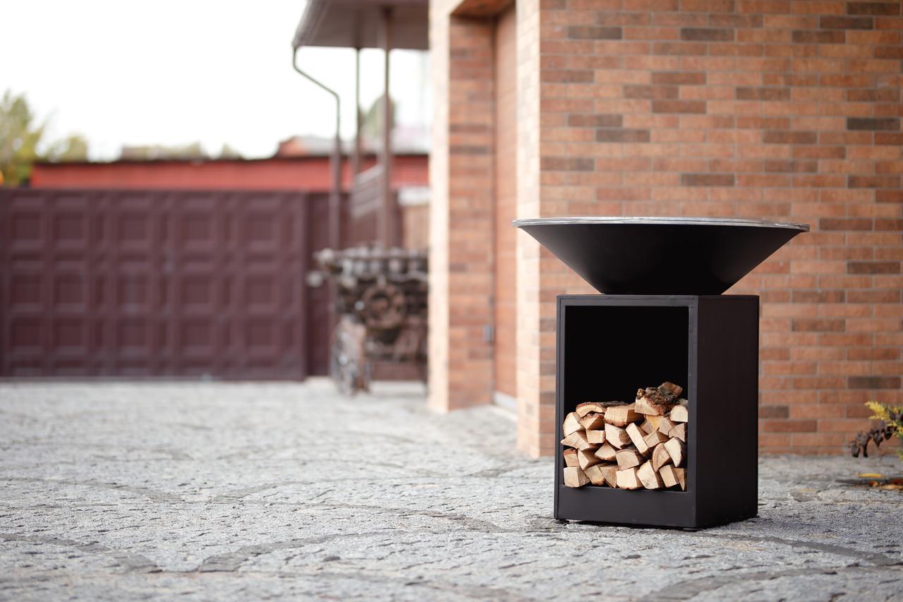 Гриль-мангал барбекю з відкритою тумбою Smoke House Holla Grill Open Black (600005) - фото 6