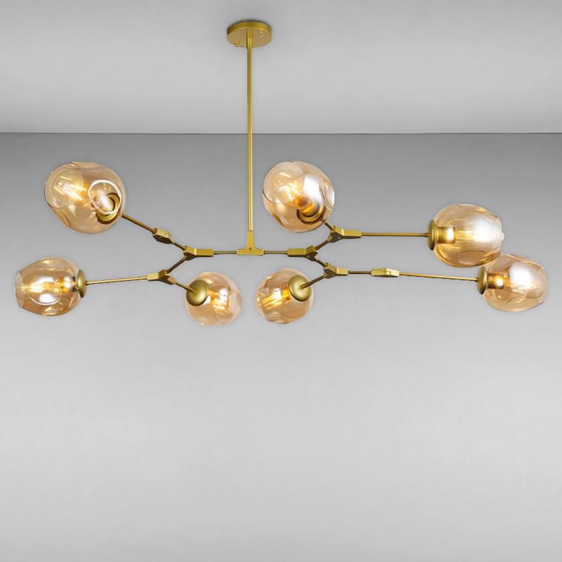 Люстра молекула підвісна Light House LS-17085-7 Золотий (16272)