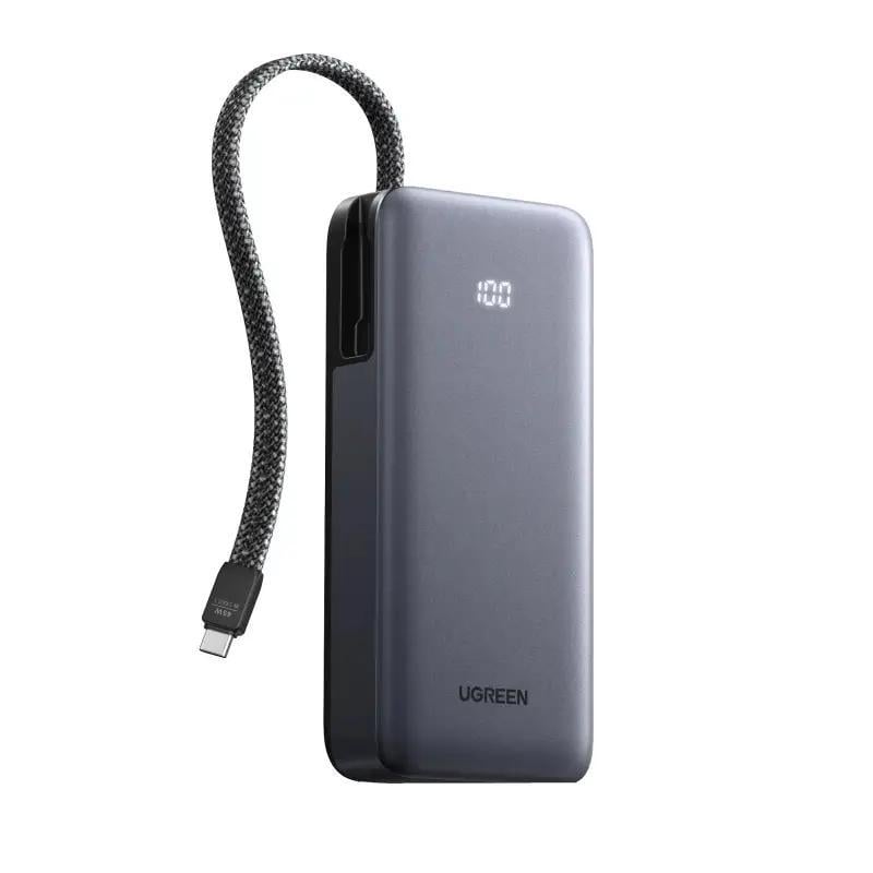 Повербанк со встроенным кабелем UGREEN PB536 20000 mAh 45W с быстрой зарядкой (31117187)