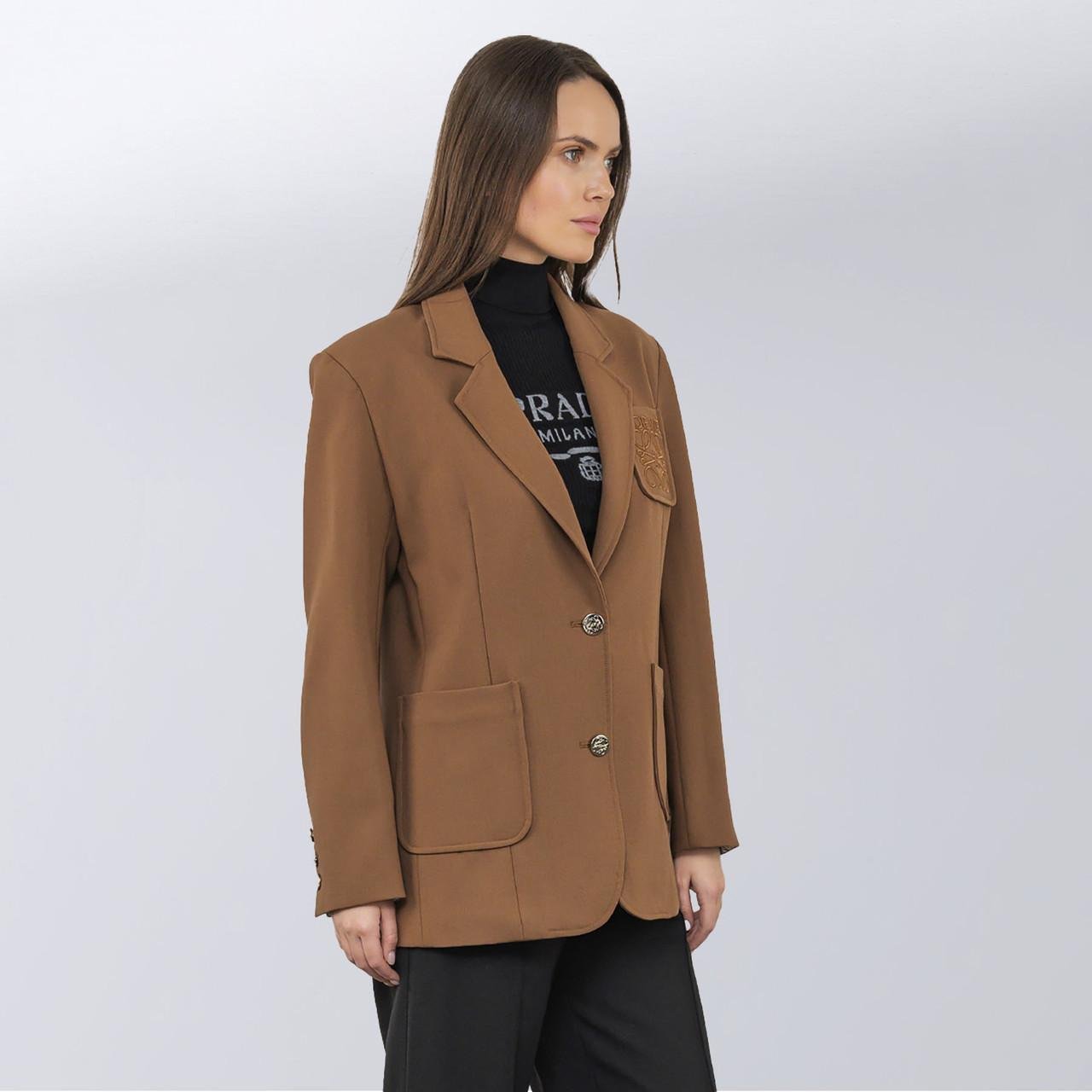 Жакет жіночий повсякденний Loewe S Коричневий (2797308239) - фото 3 Жакет жіночий повсякденний Loewe S Коричневий (2797308239) - фото 3