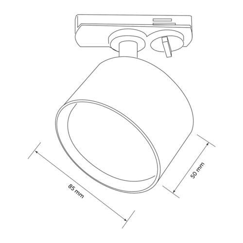 Прожектор на шину LIGHT SET STEP LSTR GX8450 GX53 Белый (40413) - фото 3 Прожектор на шину LIGHT SET STEP LSTR GX8450 GX53 Белый (40413) - фото 3