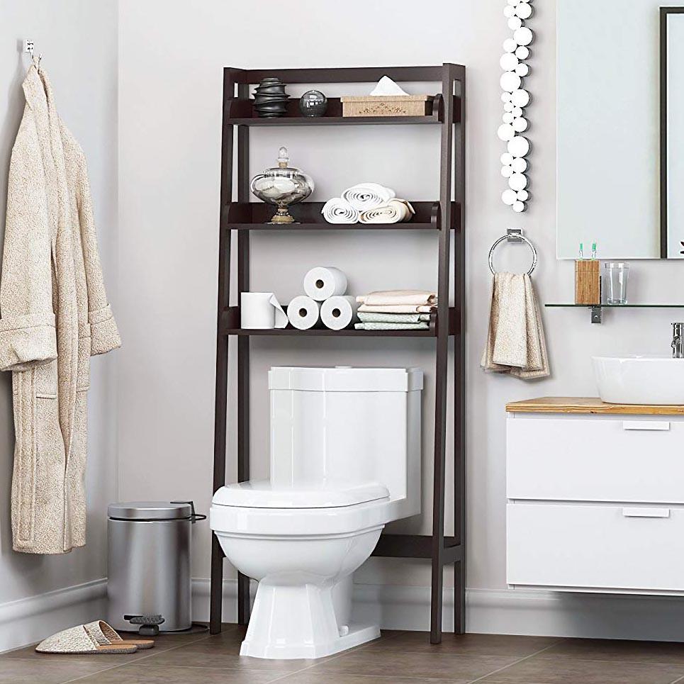 Стеллаж над унитазом из дерева Джараш Венге (СУТ-000312)