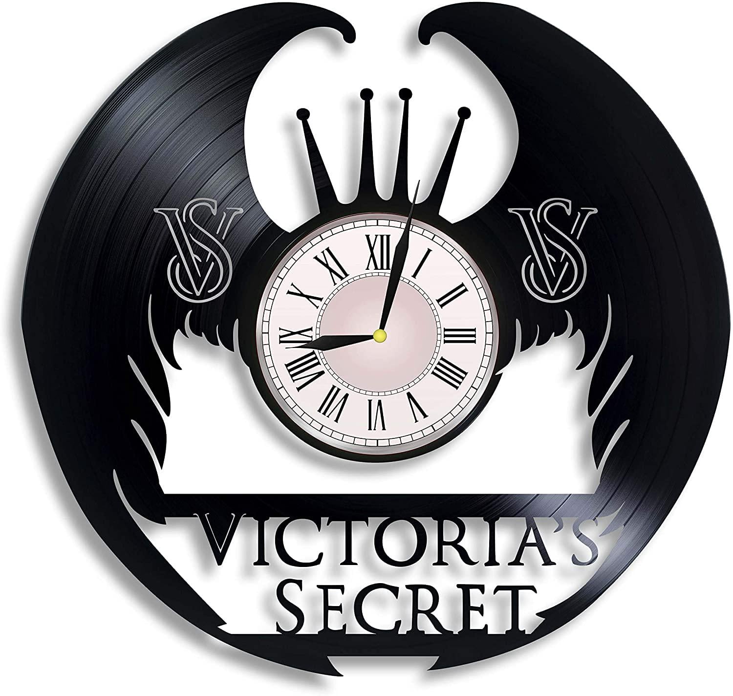Часы настенные Victoria’s Secret 2960 из виниловой пластинки