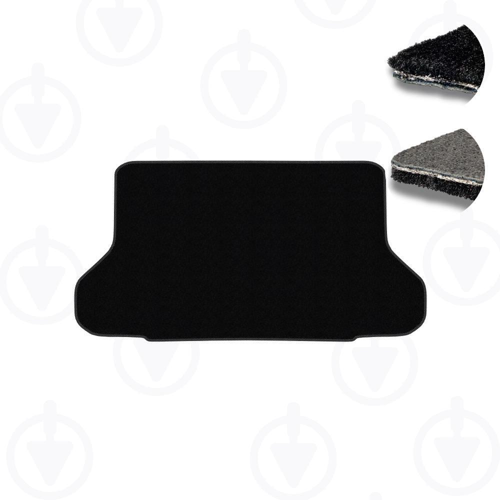 Килимок в багажник Star-Tex для Chevrolet Lacetti 2003-2016 р. хетчбек текстиль/Fortuna Чорний (15093-64-81-84)