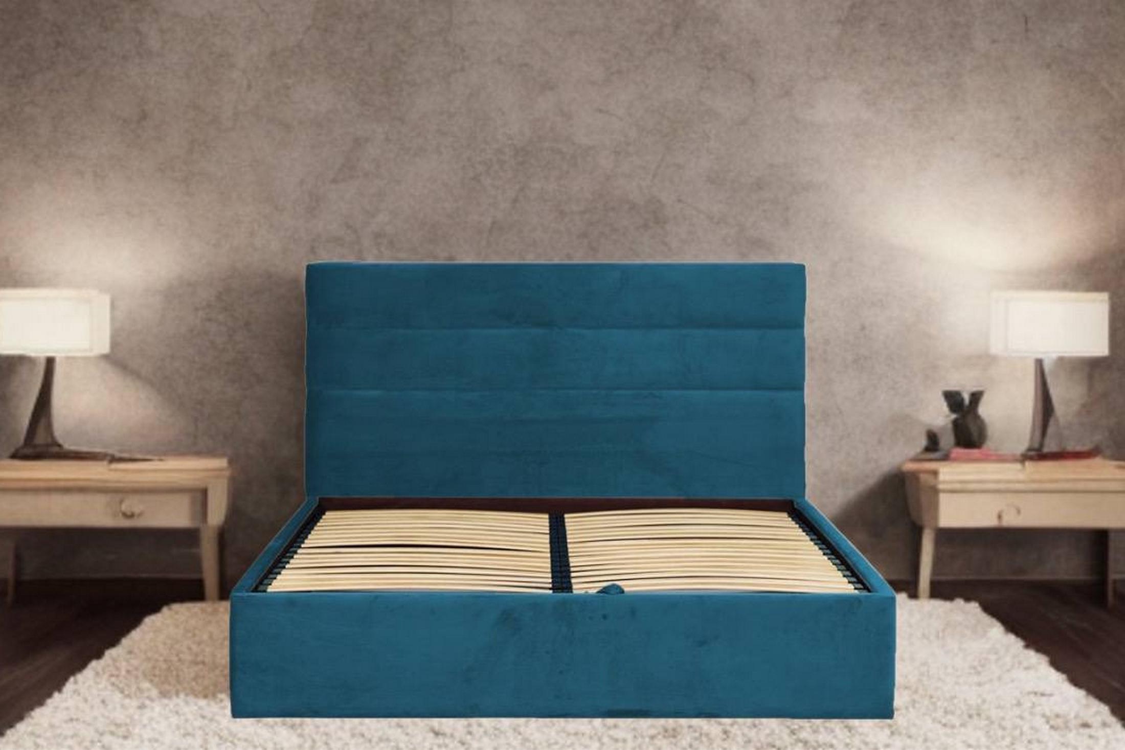 Ліжко RidneTut Edison Lite Holand 870 160х200 см Блакитний (33410013-870160) - фото 3