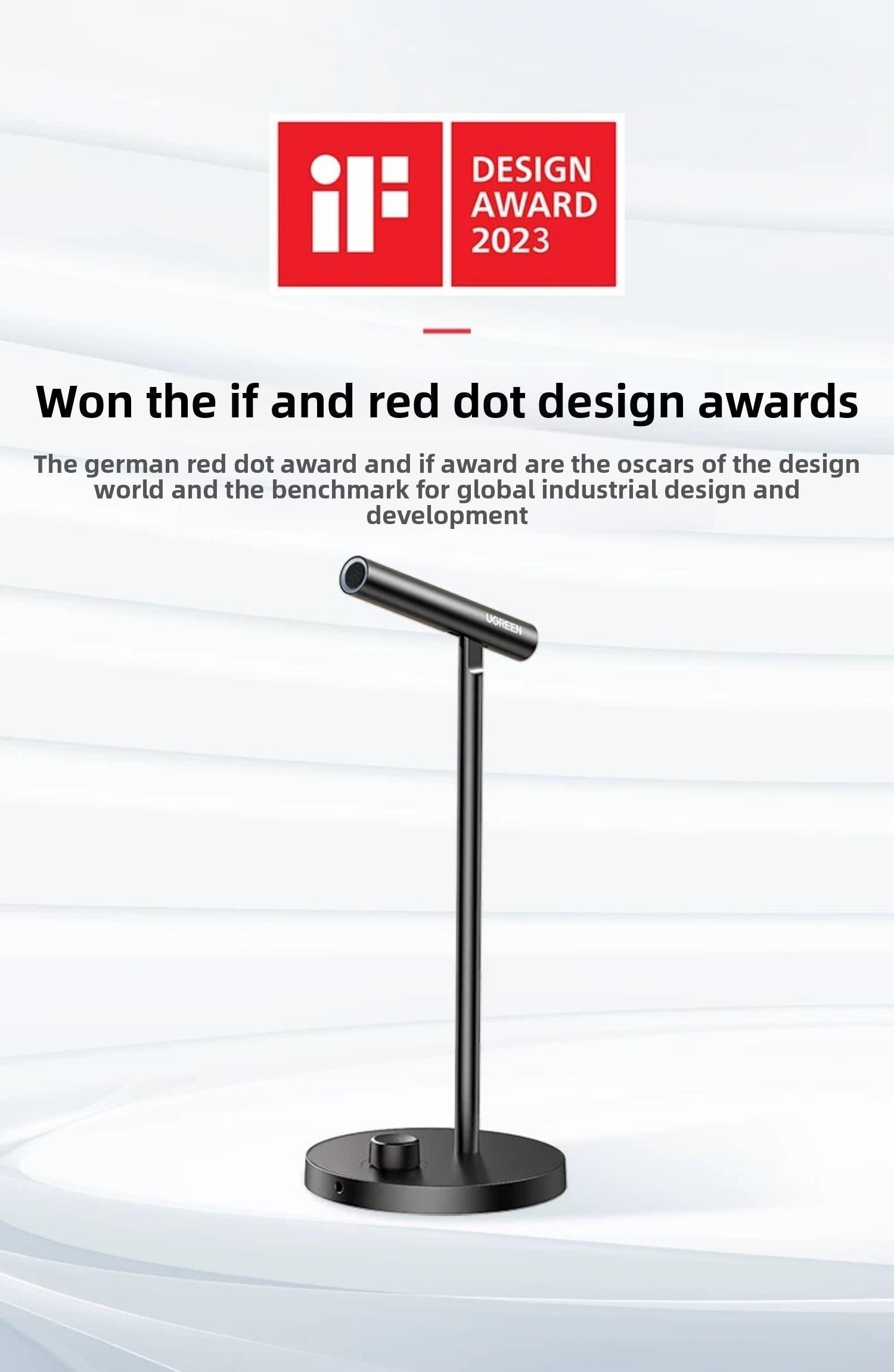 Мікрофон настільний Ugreen 2.4G 360° 8 годин (35344) - фото 2