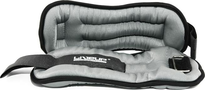 Утяжелители для лодыжки/запястья LiveUp WRIST/ANKLE WEIGHT 2 шт. 1,0 кг Черно-серый (LS3049-1) - фото 1 Утяжелители для лодыжки/запястья LiveUp WRIST/ANKLE WEIGHT 2 шт. 1,0 кг Черно-серый (LS3049-1) - фото 1